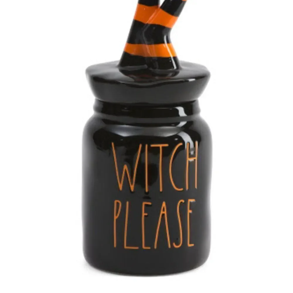 Rae Dunn Witch Please Figural Canister new in box